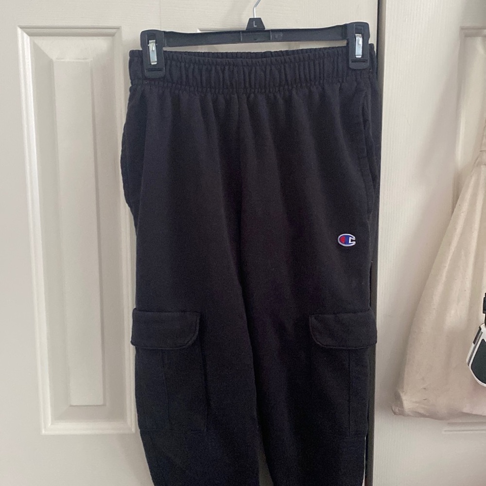 Black Champion Joggers